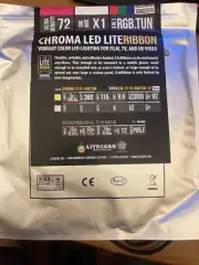 LiteGear Chroma LED LiteRibbon, RGB+Tungsten, 4 in 1, 12v, 5m Brand New Sealed