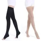 Medical Compression Stockings Support Varicose Veins Thigh High Open Toe Unisex