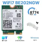 WiFi 7 Intel BE202NGW M.2 NGFF Card Tri-band 5.8Gbps Bluetooth 5.4 WiFi Adapter