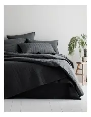 [Sheridan] Reilly Bedcover in Carbon