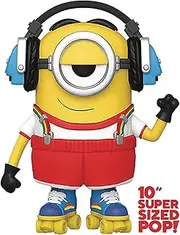 Pop Minions 2 10 Inch Roller Skating Stuart Vinyl Figure