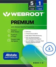 ONLINE KEY| Webroot AntiVirus 2025 | 2 YEARS protection for 5 PC/MAC ANDROID/IOS