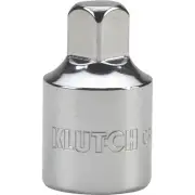 Klutch Socket Adapter, 1/2in. F to 3/8in. M