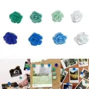 30Pcs Floral Thumb Tacks for Wall Bulletin Board Travel Map Flower Drawing Pins