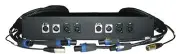 2 Space Custom Patch Panel Amplifier Rack Audio PowerCon, RJ45, Speakon, XLR,1/4