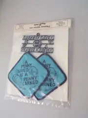 Vintage Blue Hanoy Helpers Kitchen Pot Holder Ensemble~Sealed