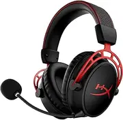 HyperX Cloud Alpha – Wireless Gaming Headset, Dual Chamber Drivers, Durable Aluminum Frame, Detachable Microphone, Works on PC, PS4, Xbox One, Nintendo Switch, and Mobile Devices – Red