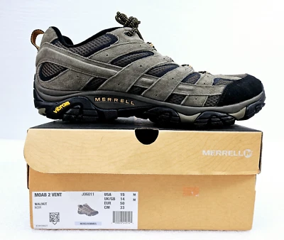 Merrell Mens Moab 2 Vent Hiking Shoes, low cut, Brand New in Box Size 15