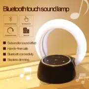 Creative Bluetooth Subwoofer Stereo Speaker LED Desk Lamp Stepless Dimming Foldi