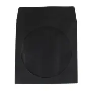 NEW 2000 Black CD DVD Paper Sleeve Envelope with Window and Flap 100g