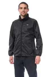 Mac In A Sac Origin Unisex Waterproof Packable Rain Jacket - Jet Black - L