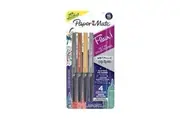 PAPER MATE Flair FeltTip Metal Pk4 Bx6