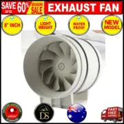 8" Inch Silent Extractor Fan Duct Hydroponic Inline Exhaust Vent Industrial New