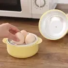 4 Grids Egg Shape Microwave Egg Steamer Quick Egg Cooker Egg Boiler Dormitory