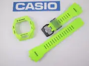 Casio G-Shock GBD-200-9 GBD-200 GBD200 lime yellow resin watch band & bezel set