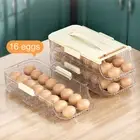 Egg Storage Container Place Firmly Store Eggs Refrigerator Side Door Drawer Type