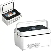 Mini Medicine Refrigerator and Insulin Cooler for Car,Small Fridge Case Portable Insulin Refrigerator Travel,Medicine - Cooling Warming Function - Perfect for Home, Car Or Travel