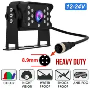 Heavy Duty CCD IR 12V/24V Colour Reversing Camera Reverse Rear view Car Caravan
