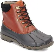[Sperry] Men's Avenue Duck Blk Ameretto Rain Boot, Black