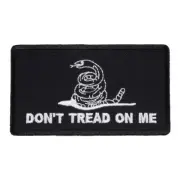 Gadsden Flag Black Patch, Don't Tread On Me Patches