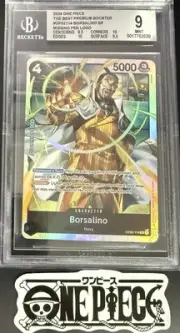 BGS 9 One Piece OP02-114 SR Borsalino - English - Foil - PRB01 - Graded
