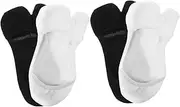 [LIFKOME] 2 Pairs Breathable Cotton Ankle Socks with Slip Grip for Summer Spring Invisible Design for Outdoor Indoor Use