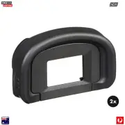 2 x Eyepiece EG Eye Cups for Canon EOS 1D C 1D X 5D Mark III IV 5DsR 7D - Z294