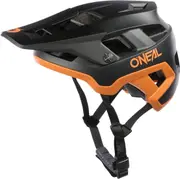 Oneal Defender Solid Bicycle Helmet, black-orange, Size S M for Men Black Orange