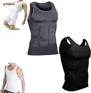 [Generic] Selure Shaping Tank Men, High Elastic Men Shapewear Body Shaper Vest Compression Tank Top