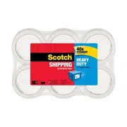 Scotch Heavy Duty Shipping Tape 48Mm X 50M Clear 6 Pack