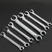 Flare Nut Wrench Metric 6 Point Fuel Tool Brake Hydraulic Fluid Line Spanner