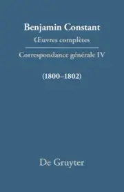 Correspondance 1800-1802, Hardcover by Wood, Dennis (CON); Tocke, Adrianne (C...