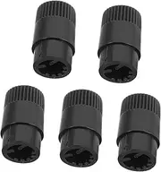 Yardwe 5 Pack Guitar Knob Cap Volume Potentiometer Knobs for Amplifiers Audio Equipment