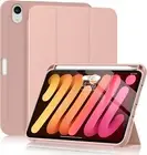Soke iPad Mini 6 Case 8.3 inch 2021 6th Generation w/ Pencil Holder in Rose Gold