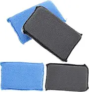 ABOOFAN 4pcs Double Sided Car Washing Sponge High Absorbency Auto Cleaning Pads for Interior Exterior Detailing Versatile Vehicle Household Scrub Pads