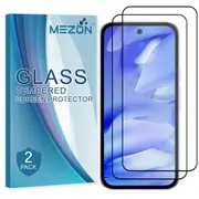 [2 Pack] Google Pixel 9a (6.3") Tempered Glass Full Coverage Crystal Clear Premium 3D Edge 9H HD Screen Protector by MEZON (Pixel 9a, 5D) – FREE EXPRESS