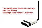 Long Range High Power WIFI Wireless N Router 500mW Access Point Bridge CAT5 LAN