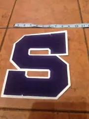 Chenille Varsity Letter Patches N-Z (11 Colors) School Letter Patch MADE IN USA.