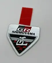 TOYOTA GR YARIS ENGINE BADGE DECAL GR SHIMOYAMA NEW GENUINE STICK ON