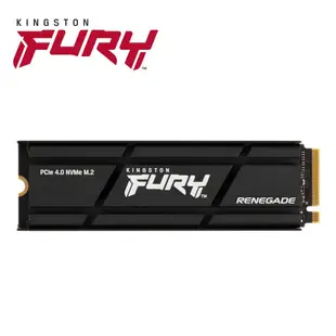 金士頓 Kingston FURY 散熱器 Renegade 1TB 1000G PCIe 4.0 NVMe SFYRSK/1000G SSD 固態硬碟