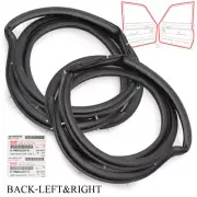 For Isuzu D-Max Hi-Lander 2003 08 10 Rear Lh+Rh Door Rubber Seal Weatherstrip