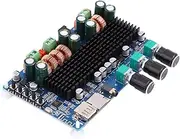 YDuupxe TPA3116 2.1 Digital Power Amplifier Board 2x50W Stereo+100W Subwoofer Audio Amp Board DC 12-26V, /USB/TF/Audio Input Jack Input