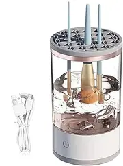 Electric Makeup Brush Cleaner, Beauty Makeup Brush Cleaner, Portable Brush Cleaner, Cosmetic Brush Cleanser, Makeup Brush Cleaning Solution, Efficient Makeup Brush Maintenance For Cleaning And Drying
