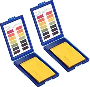 uxcell PH Test Strips 1-14, 2 Pack Litmus Indicator Paper with Plastic Box for Alkaline Acid Testing, Water, Pool, Spa, Soap, Drinking (160 Strips)