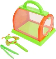 WOONEKY Insect Observation Box Boys and Girls Catcher Cage Portable Mesh Butterfly Cage Tweezer Magnifying Glass