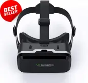 VR Headsets for Smartphones, Virtual Reality 3D Glasses, Upgrade VR6.0 Cardboard