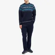 [Jamiesons of Shetland] Jamieson's of Shetland Nordic Fair Isle Crew Knit