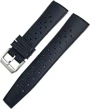[GUMMMY] Fluororubber Watch Bands Fit For IWC Pilot Rubber Silicone Watchband Soft Diveing Straps