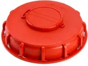 QWORK IBC Tote Lid Cover, 6.5" Tank Water Liquid Cap 1 Pack, Red #A