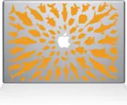 The Decal Guru Think Different MacBook Decal Vinyl Sticker - 12" MacBook, Yellow